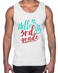 hallo third grade 231#- third grade- Cotton Tank