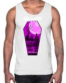 halloween 498#- art pop art- Cotton Tank