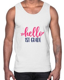 hello first grade 270#- first grade- Cotton Tank