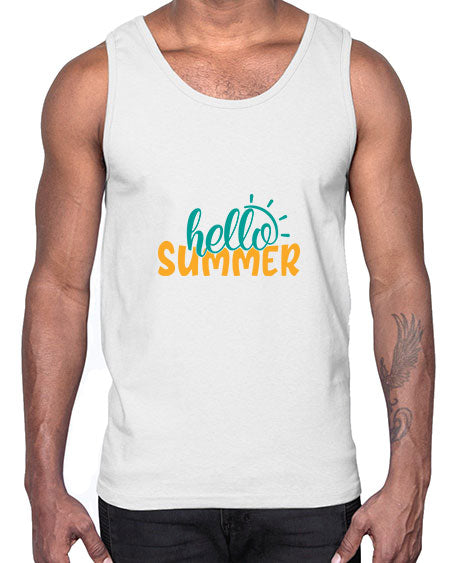 hello summer Style 97#- summer- Cotton Tank
