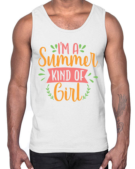 im a summer kind of girl 93#- summer- Cotton Tank