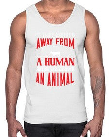 it takes nothing away from a human 283#- vegan- Cotton Tank