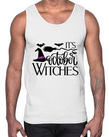 its october witches 34#- witch- Cotton Tank