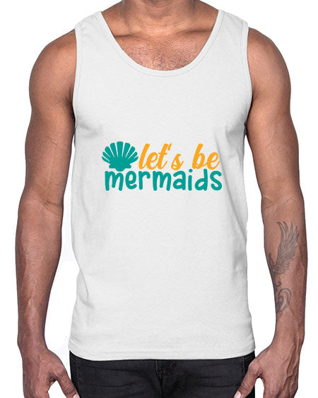 lets be mermaids Style 93#- summer- Cotton Tank