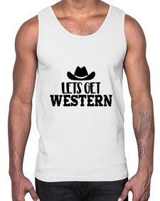 lets get western 723#- western- Cotton Tank