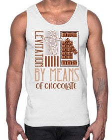 levitation by means of chocolate 307#- chocolate- Cotton Tank