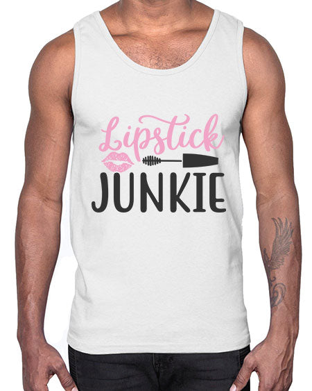lipstick junkie Style 154#-makeup Cotton Tank
