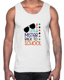 little mister back to school 490#- general school- Cotton Tank