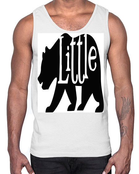 littlebear 169#- bears - animals- Cotton Tank