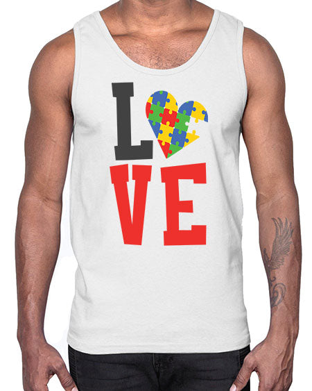 love Style 29#- autism- Cotton Tank