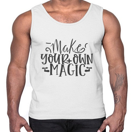 make your own magic Style 86#- motivation- Cotton Tank