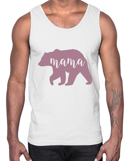 mama bear 175#- bears - animals- Cotton Tank