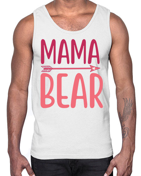 mama bear 181#- bears - animals- Cotton Tank