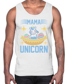 mama unicorn 295#- unicorn- Cotton Tank