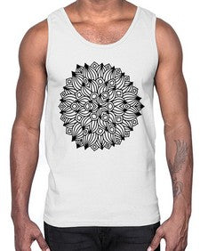 mandala 799#- mandala- Cotton Tank