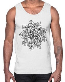 mandala 882#- mandala- Cotton Tank