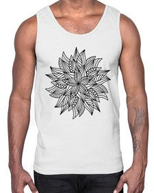 mandala 907#- mandala- Cotton Tank
