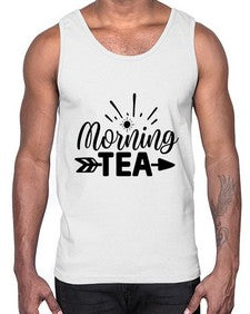 morning tea 1405#- tea- Cotton Tank