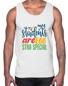my students are egg strA special Style 295#- teacher- Cotton Tank