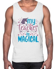 my teacher is magical 1116#- teacher- Cotton Tank