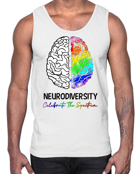 neurodiversity celebrate the specturm- autism- Cotton Tank