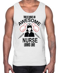 nurse tshirt 1213#- nurse- Cotton Tank