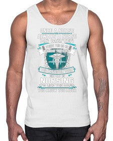 once a nurse 1286#- nurse- Cotton Tank
