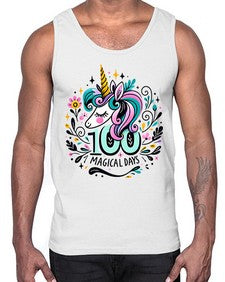 one hundred Day Magical 562#- one hundred days- Cotton Tank