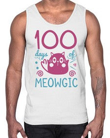 one hundred days of meowgic 570#- one hundred days- Cotton Tank