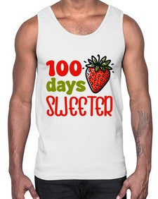 one hundred days sweeter 585#- one hundred days- Cotton Tank