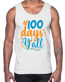 one hundred days yalll 590#- one hundred days- Cotton Tank