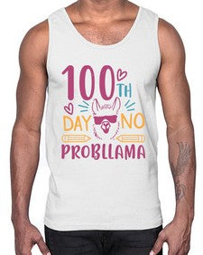 one hundredth day no probllama 597#- one hundred days- Cotton Tank