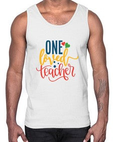 one loved teacher Style 323#- teacher- Cotton Tank