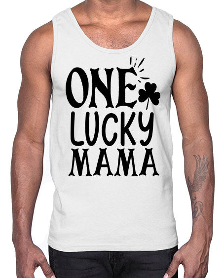 one lucky mama Style 34#- autism- Cotton Tank