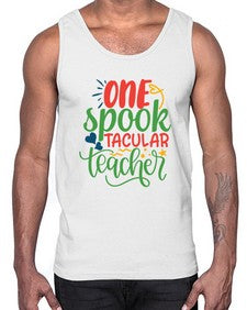 one spook tacular teacher Style 329#- teacher- Cotton Tank