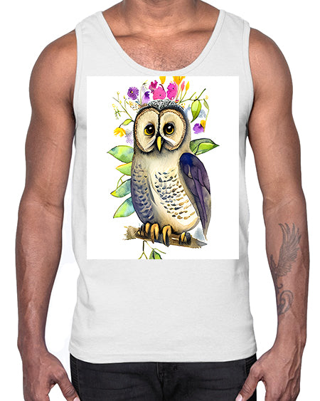 owl 30#- owl- Cotton Tank