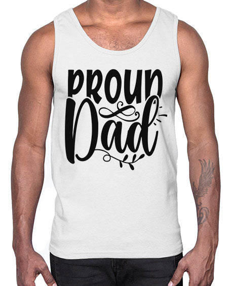 proud dad Style 37#- autism- Cotton Tank