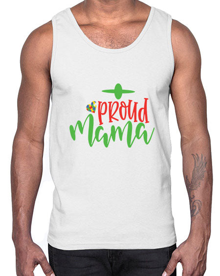 proud mama Style 38#- autism- Cotton Tank