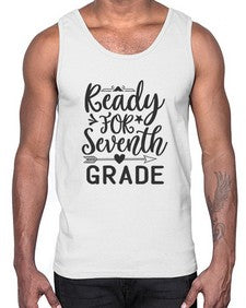 ready for seventh grade 707#- seventh grade- Cotton Tank