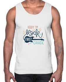 ready to rock first grade 729#- first grade- Cotton Tank