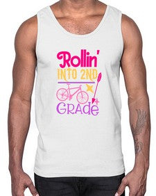 rollin into second grade 783#- second grade- Cotton Tank
