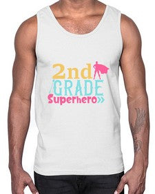 second Grade Superhero color 833#- second grade- Cotton Tank