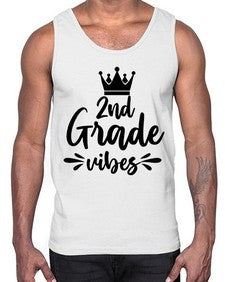 second Grade vibes 838#- second grade- Cotton Tank