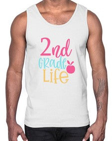 second grade design 811#- second grade- Cotton Tank