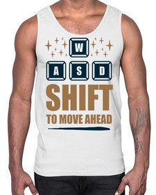 shift to move ahead 149#- video games- Cotton Tank