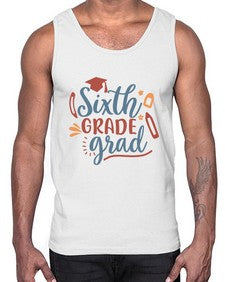 sixth grade grad 878#- sixth grade- Cotton Tank