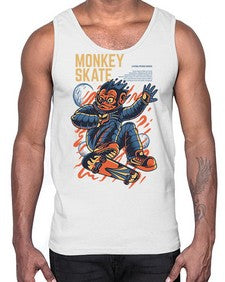 skate monkey ytbpr 1045#- art pop art- Cotton Tank