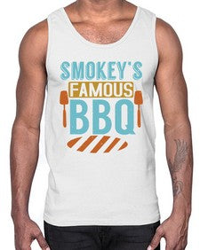 smokeys famous bbq 403#- bbq- Cotton Tank