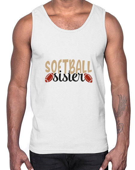 softball sister 2272#- softball- Cotton Tank