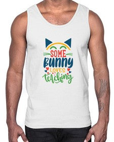 some bunny loves teaching Style 358#- teacher- Cotton Tank